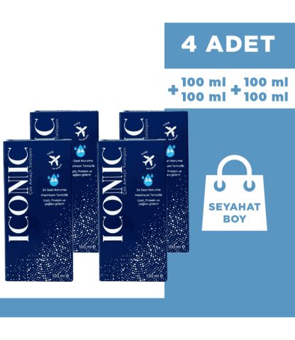 ICONIC ÇOK AMAÇLI SOLÜSYON 100 ML *4 ADET